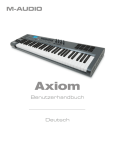Benutzerhandbuch für Axiom-Controllerkeyboards