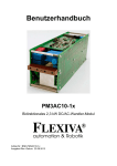Benutzerhandbuch PM3AC10-1x - FLEXIVA automation & Robotik