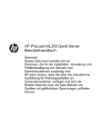 HP ProLiant ML350 Gen9 Server Benutzerhandbuch