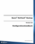 Quest NetVault Backup Konfigurationshandbuch