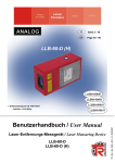 Benutzerhandbuch / User Manual Laser-Entfernungs