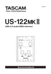 Benutzerhandbuch f&uuml;r Tascam US