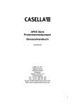 APEX Serie Probensammelpumpen Benutzerhandbuch