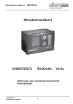 Benutzerhandbuch DOMOTESTA RDO244A... V2.0x