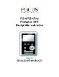 FS-4/FS-4Pro Portable DTE Festplattenrekorder Benutzerhandbuch