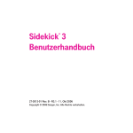 Sidekick® 3 Benutzerhandbuch