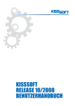 Kisssoft Benutzerhandbuch