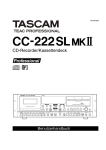 Benutzerhandbuch für Tascam CC