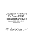 Deviation Benutzerhandbuch für Devo6/8/12