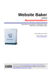 Handbuch Website Baker - Websitebaker