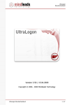 UltraLogon Benutzerhandbuch