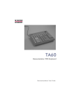 Die Tastatur TA60