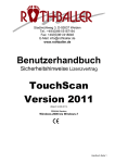 Handbuch TouchScan V2011