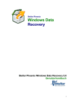 Windows Data Recovery - Stellar Data Recovery
