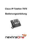 Cisco IP-Telefon 7970 Bedienungsanleitung