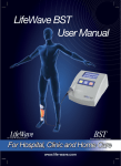 LifeWave BST User Manual For Hospital, Clinic and - E-QURE