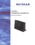CENTRIA WNDR4700/WNDR4720 User Manual