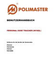 Personal Dose Tracker software Benutzerhandbuch