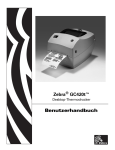 GC420t Benutzerhandbuch (de) - Zebra Technologies Corporation
