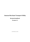 Amazon Merchant Transport Utility Benutzerhandbuch Version 2.1
