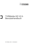 TVRMobile HD V2.0-Benutzerhandbuch