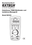 Kabelloses TRMS Multimeter und Isolations-Messgerät