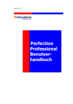 Perfection Professional Benutzer- handbuch