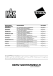 BENUTZERHANDBUCH - Seiwa Marine Electronics