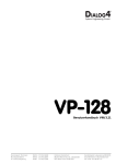 VP-128 Benutzerhandbuch V96/3.21