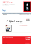 CLIQ-Web-Manager Benutzerhandbuch