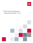 SPSS Neural Networks (Neuronale Netze)™ 16.0