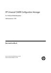 HP Universal CMDB Configuration Manager