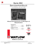 Serie 982 Benutzerhandbuch