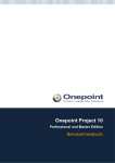 Onepoint Project 10 Professional und Master Edition