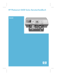 HP Photosmart 8400 Series Benutzerhandbuch