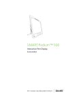 SMART Podium 500 Interactive Pen Display Benutzerhandbuch