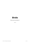 Birdie Benutzerhandbuch