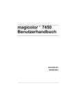 magicolor 7450 Benutzerhandbuch