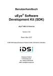 Benutzerhandbuch uEye Software Development Kit