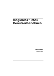 magicolor 2550 Benutzerhandbuch