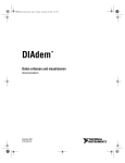 DIAdem: Daten erfassen und visualisieren Benutzerhandbuch