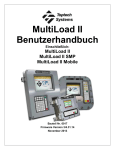 MultiLoad II Benutzerhandbuch Einschlie&szlig;lich