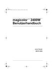 magicolor 2400W Benutzerhandbuch - Printers