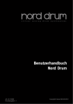 Benutzerhandbuch Nord Drum