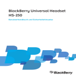 BlackBerry Universal Headset HS-250