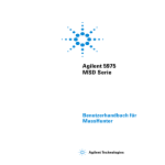 5975 MSD Serie Benutzerhandbuch für MassHunter