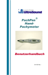 PachPen Pachymeter Benutzerhandbuch Hand-