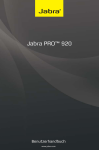 Benutzerhandbuch Jabra PRO 920