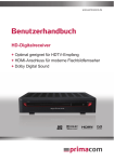 Anleitung HD-Digitalreceiver Arion