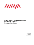 Avaya one-X Deskphone Edition für 9630 IP-Telefone